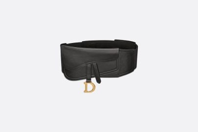 Saddle Belt Black Smooth Calfskin 135 CM DIOR at Dior